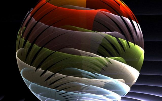 1024x1024 3D Spherical Colors - colors iPad Wallpaper