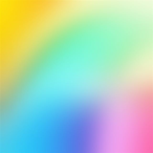 1024x1024 Rainbow Light After Rain Gradation Blur - bokeh iPad Wallpaper
