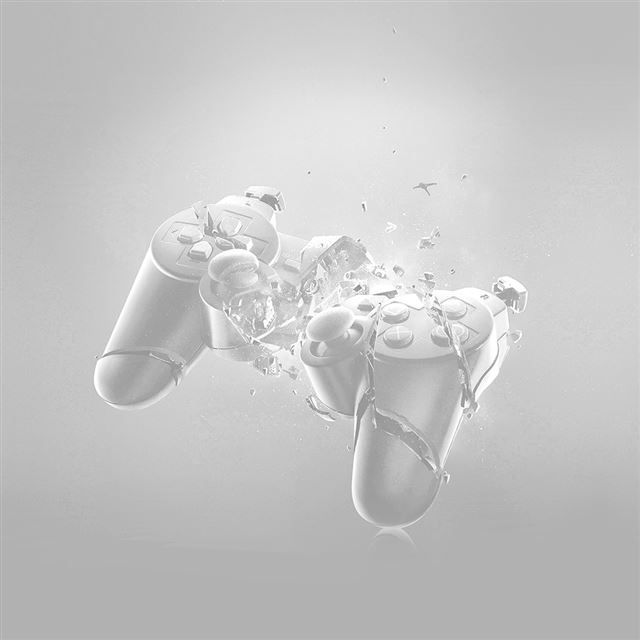 1024x1024 Sony Art Crack White Illust Game - game iPad Wallpaper