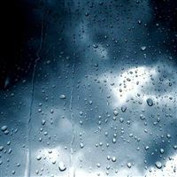 Lightning Storm Rainy Wet Glass Window wallpaper