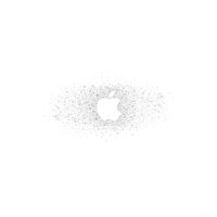 Logo Art Apple Rainbow Minimal White wallpaper