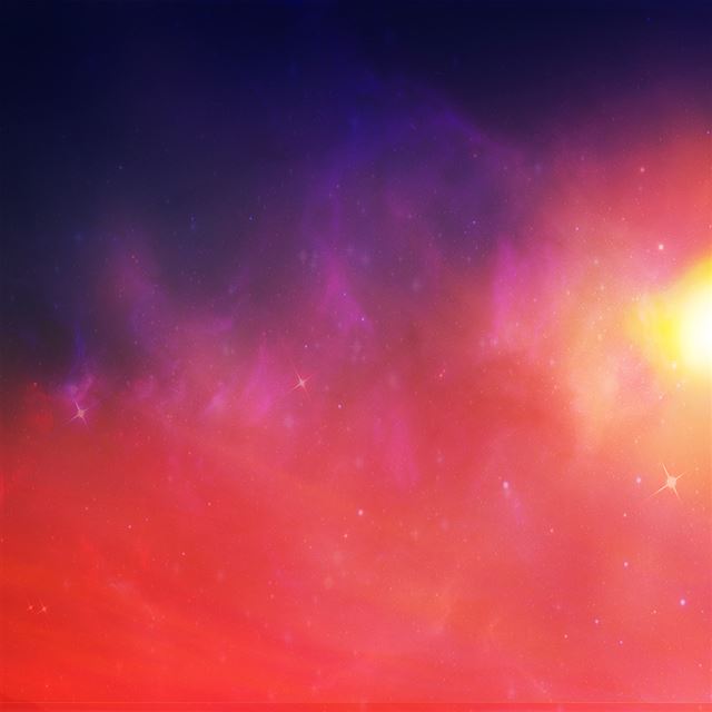 1024x1024 Fire Space Abstract Red Pattern Art - shiny iPad Wallpaper