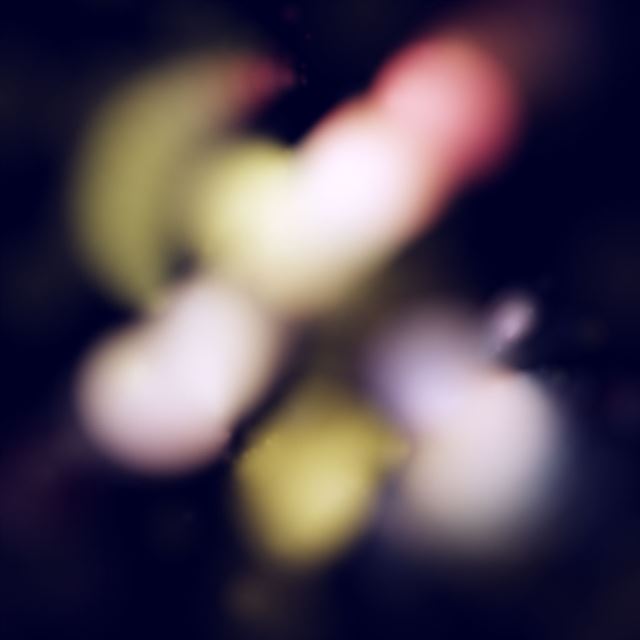1024x1024 Abstract Messing Color Light Bokeh - purple iPad Wallpaper