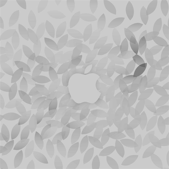 1024x1024 Apple In Fall White Pattern - apple iPad Wallpaper