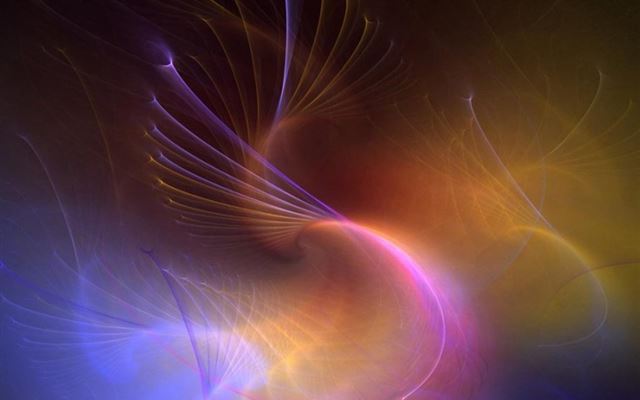 1024x1024 Fractal Colours - purple iPad Wallpaper