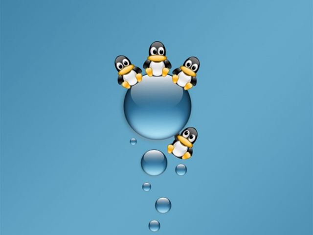 1024x1024 Pure Abstract Penguin Bubbles - bubbles iPad Wallpaper