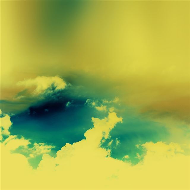 1024x1024 IOS8 Colorful Clouds Sunny Skyscape - sunny iPad Wallpaper