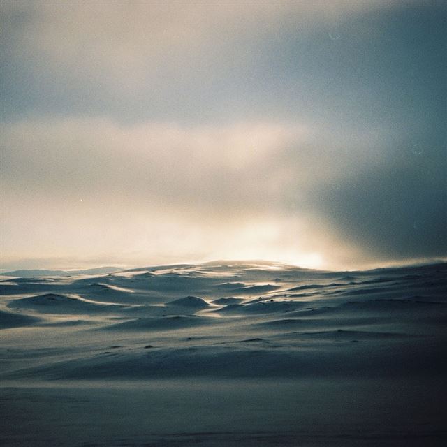 1024x1024 Nature Gloomy Desert Landscape - desert iPad Wallpaper
