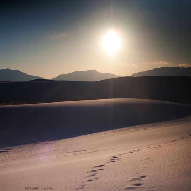 1024x1024 Nature Wide Desert Sunshine Bright - desert iPad Wallpaper