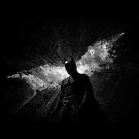 Batman Dark Bw Hero Art wallpaper