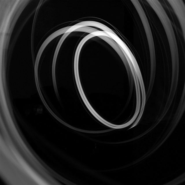 1024x1024 Circle Llight Dark Bw Pattern - circle iPad Wallpaper