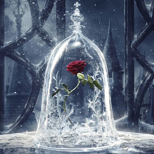 1024x1024 Disney Beauty Beast Art Illustration - disney iPad Wallpaper