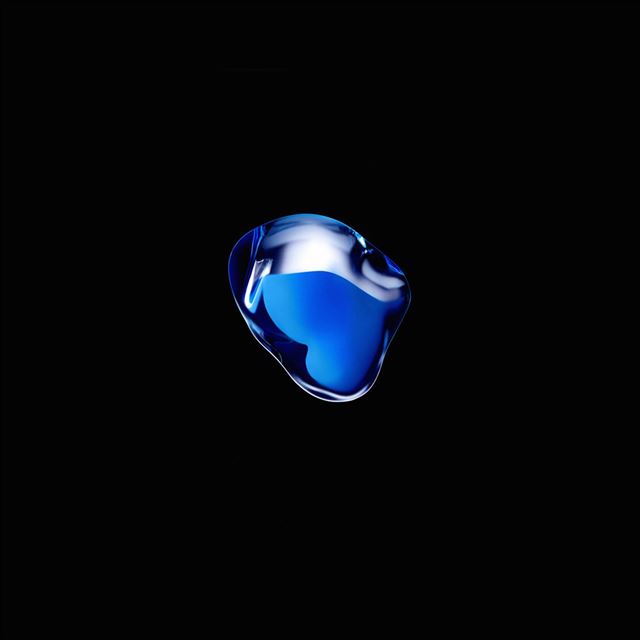 1024x1024 Airpod Blue Dark Art Iillustration - crystal iPad Wallpaper