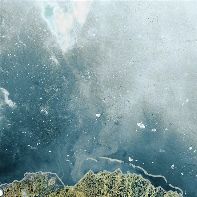 1024x1024 Earthview Sea Space Sky Art Illustration - space iPad Wallpaper