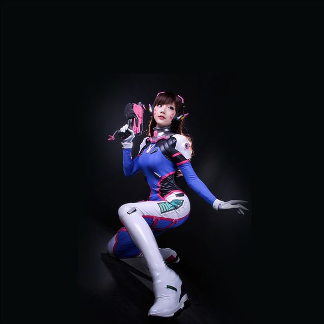 1024x1024 Overwatch Songhana Dva Art Dark Girl Cute - girl iPad Wallpaper