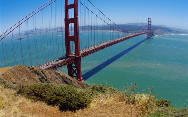 1024x1024 Golden Gate Bridge San Francisco Bay - bay iPad Wallpaper