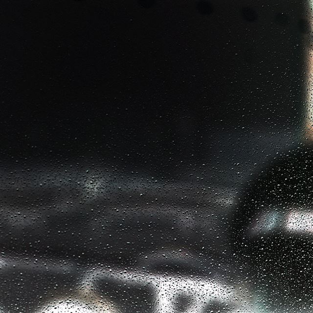 1024x1024 Window Rain Bubble Nature City Dark - window iPad Wallpaper