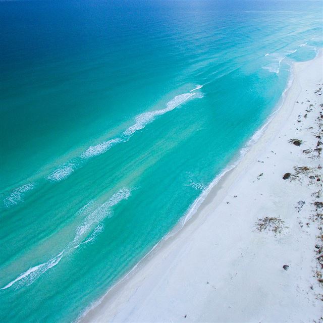 1024x1024 Sea Blue Green Sky View Earth Summer - green iPad Wallpaper
