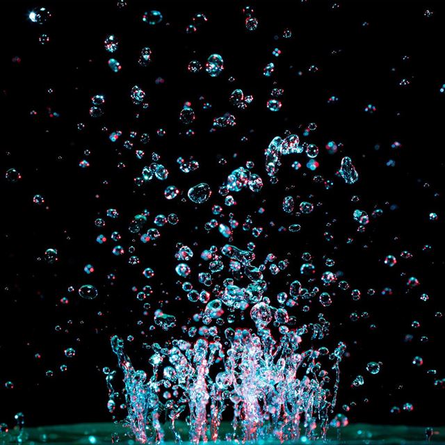 1024x1024 Water Drop Color Splash Pattern - splash iPad Wallpaper