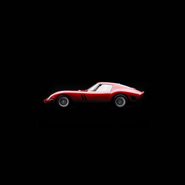 1024x1024 Supercar Red Ferrari 250 Gto Seriesi Illustration Art - illustration iPad Wallpaper