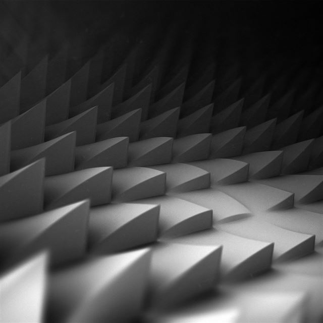 1024x1024 Art Dark Bw Digital Graphic Pattern - digital iPad Wallpaper