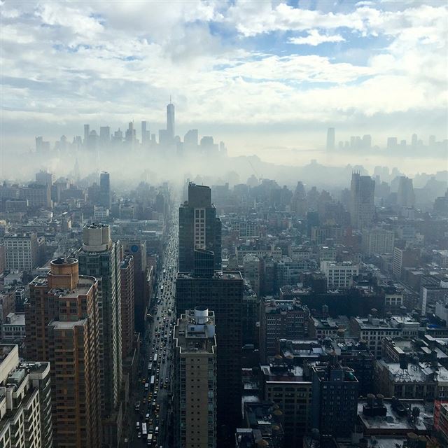 1024x1024 City Builiding Architecture Newyork Nature - city iPad Wallpaper