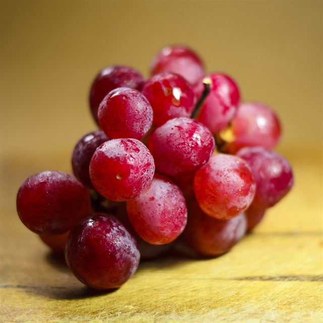 1024x1024 Grape Fruit Red Nature - shadow iPad Wallpaper