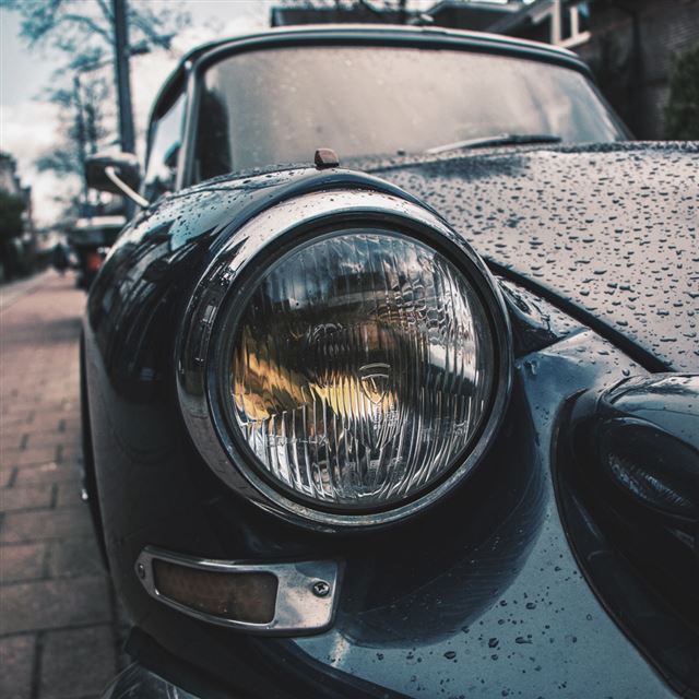 1024x1024 Car Light Drop Hood - street iPad Wallpaper