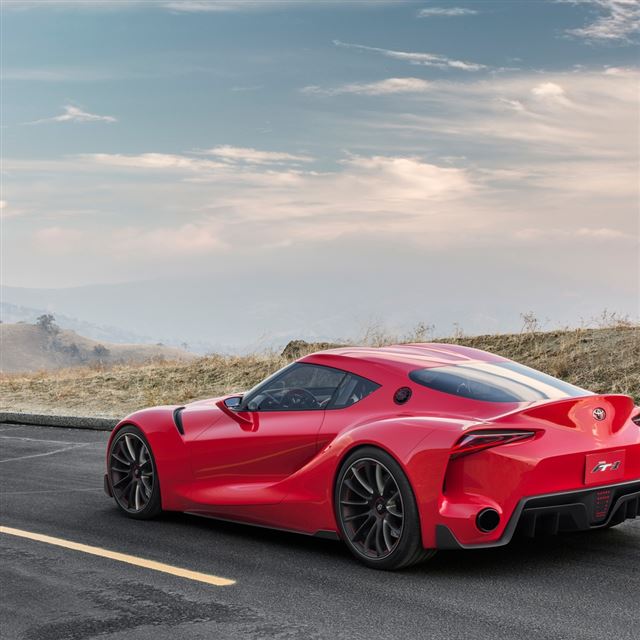 1024x1024 Toyota Red Machine Side View - machine iPad Wallpaper