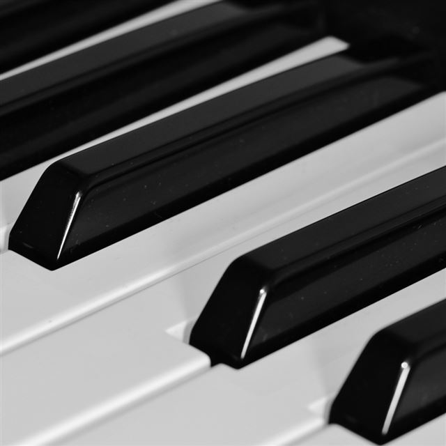 1024x1024 Piano Keys Musical Instrument - macro iPad Wallpaper