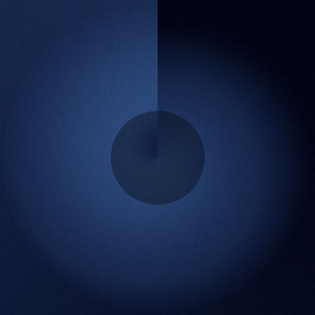 1024x1024 Screen blue circle - screen iPad Wallpaper