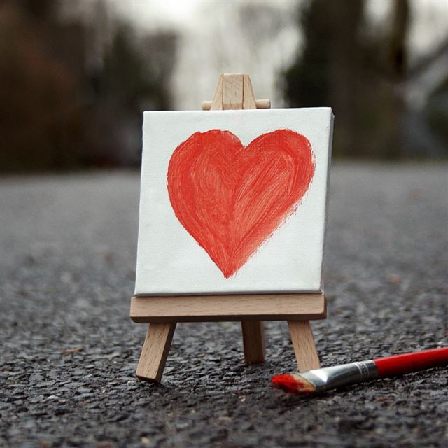 1024x1024 love paint - love iPad Wallpaper