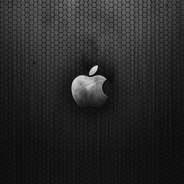 1024x1024 Steel Apple - apple iPad Wallpaper