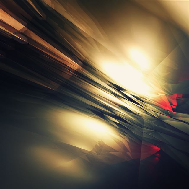 1024x1024 Abstract Bokeh - yellow iPad Wallpaper