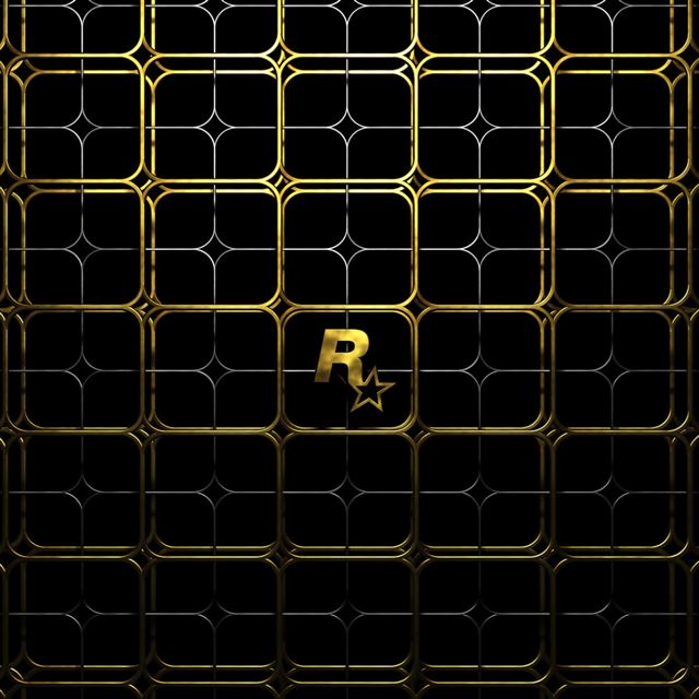 1024x1024 Gold Lattice - gold iPad Wallpaper
