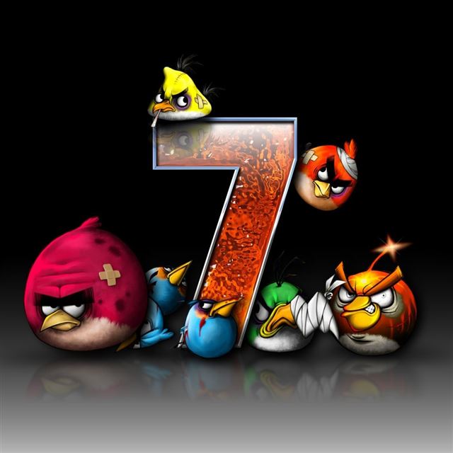 1024x1024 Angry Birds Game - angry iPad Wallpaper