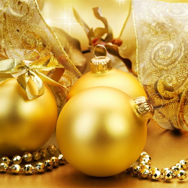 1024x1024 Christmas Globes - cyan iPad Wallpaper