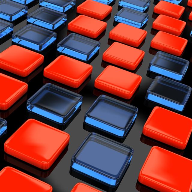 1024x1024 Orange Or Blue - orange iPad Wallpaper