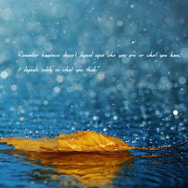 1024x1024 Happy little language - yellow iPad Wallpaper