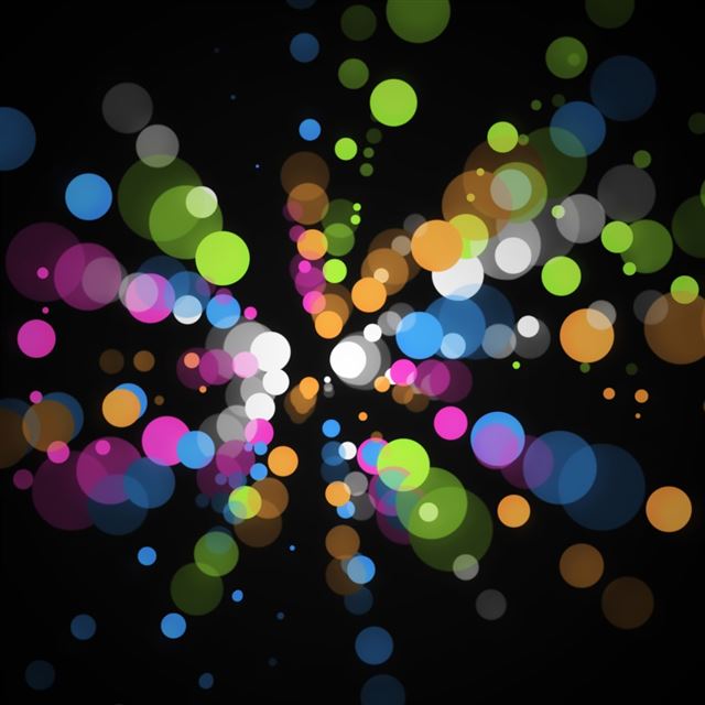 1024x1024 Illumination - orange iPad Wallpaper