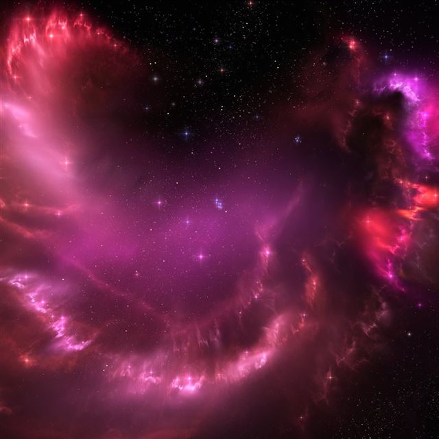 1024x1024 Pink Stars Cloud - star iPad Wallpaper