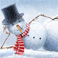 Cool snowman wallpaper