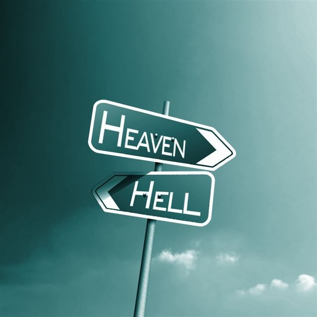 1024x1024 Heaven And Hell  - sky iPad Wallpaper