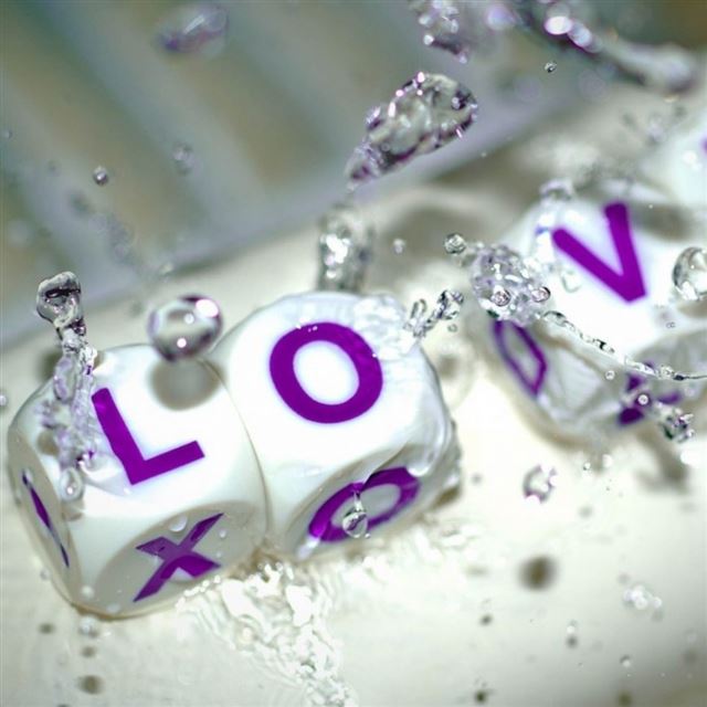 1024x1024 Love Dices - dices iPad Wallpaper