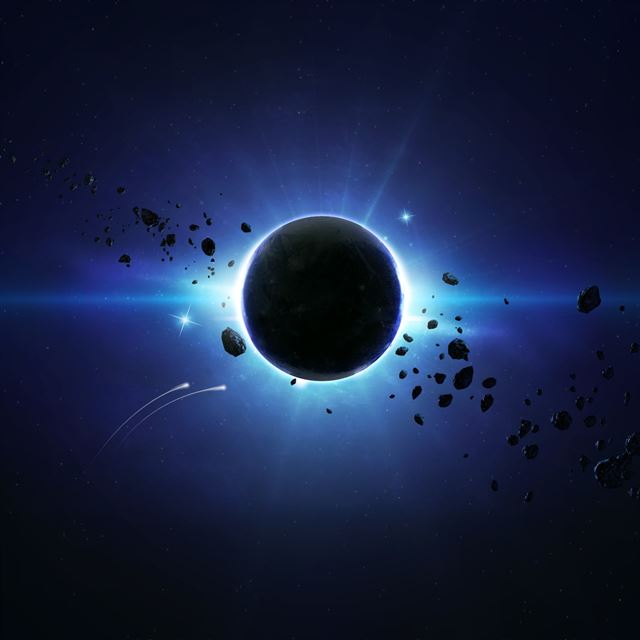 1024x1024 Total Eclipse -  iPad Wallpaper