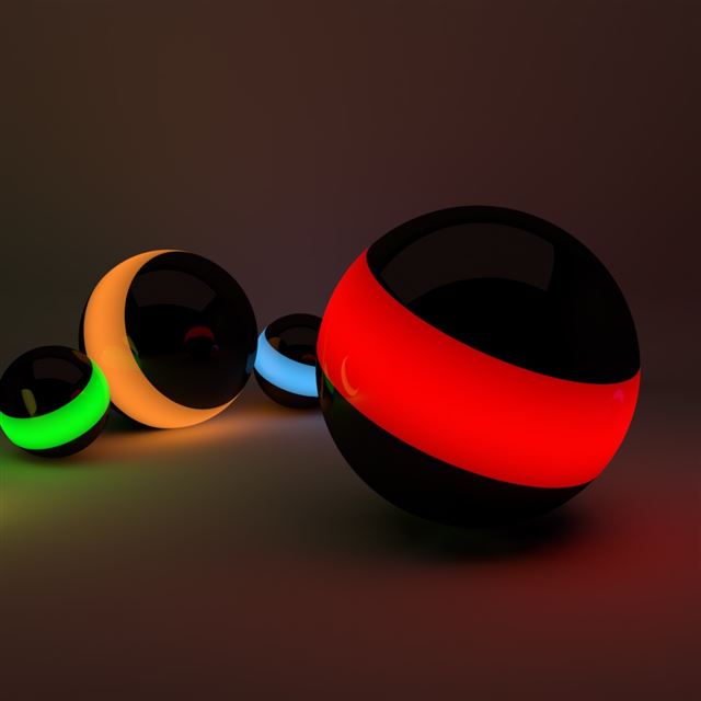 1024x1024 Balls Lights - lights iPad Wallpaper