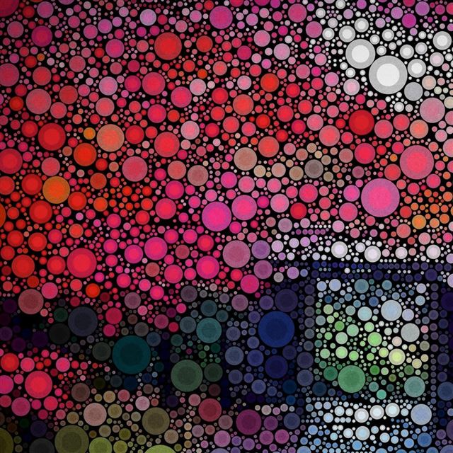1024x1024 Circles Artwork 2 - artwork iPad Wallpaper
