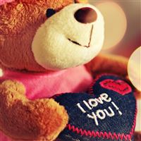 I Love You Teddy Bear wallpaper