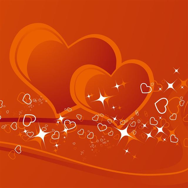 1024x1024 Couple Hearts - couple iPad Wallpaper