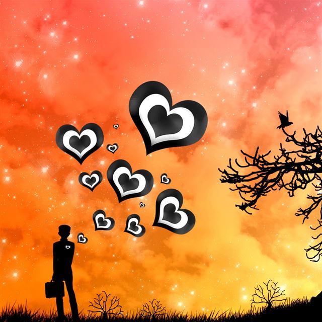 1024x1024 Best Thing About Me Is You - orange iPad Wallpaper